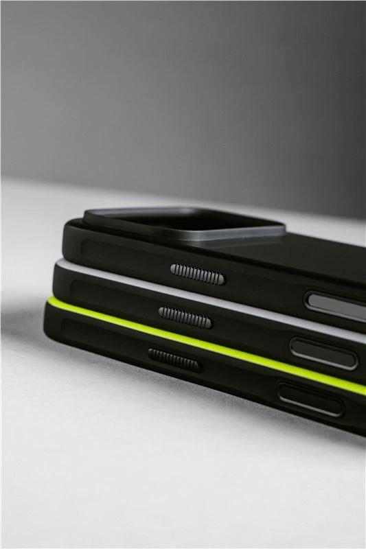 Nomad Modern dėklas, vulcan juodos spalvos – iPhone 17 Pro