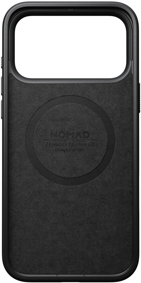 Nomad Modernus odinis dėklas, balno rudos spalvos (Horween) - skirta iPhone 18 Pro Max/17 Pro Max