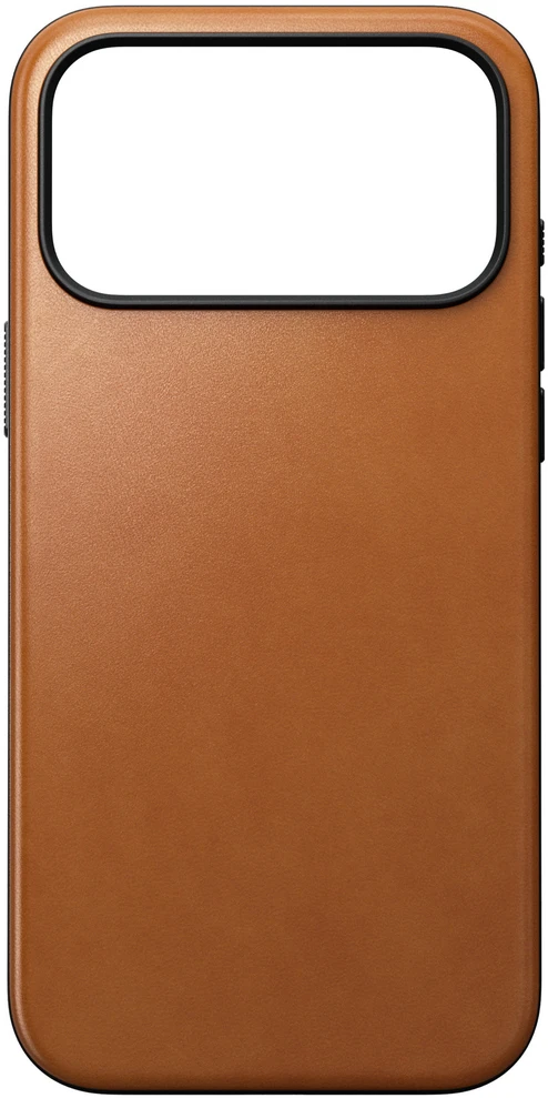 Nomad Modernus odinis dėklas, balno rudos spalvos (Horween) - skirta iPhone 18 Pro Max/17 Pro Max