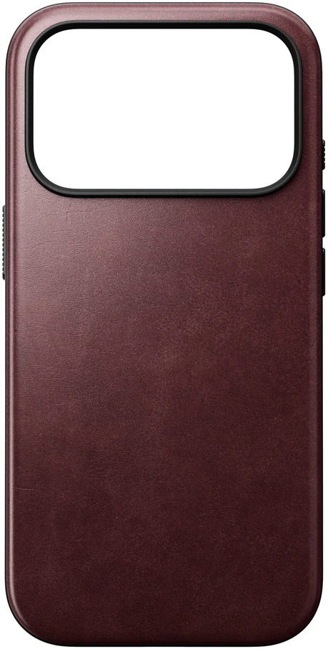 Burga Nomad Modern odinis dėklas, bordo (Horween) – iPhone 18 Pro/17 Pro