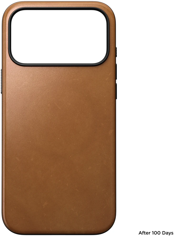 Nomad Modernus odinis dėklas, english tan - iPhone 18 Pro Max/17 Pro Max