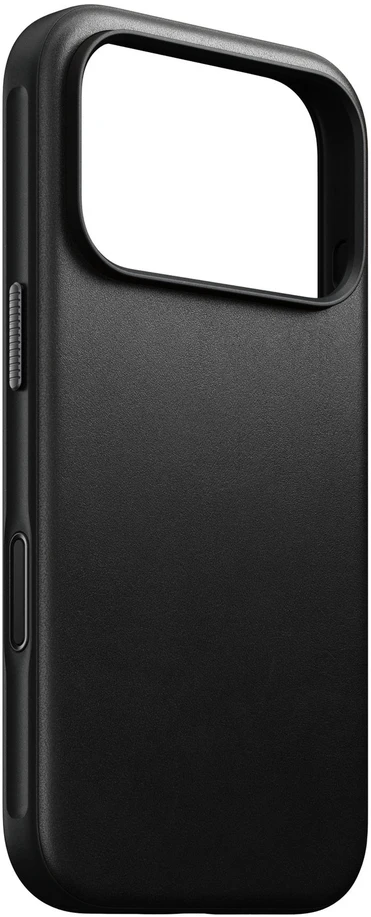 Nomad modernus odinis dėklas, juodas - iPhone 18 Pro/17 Pro