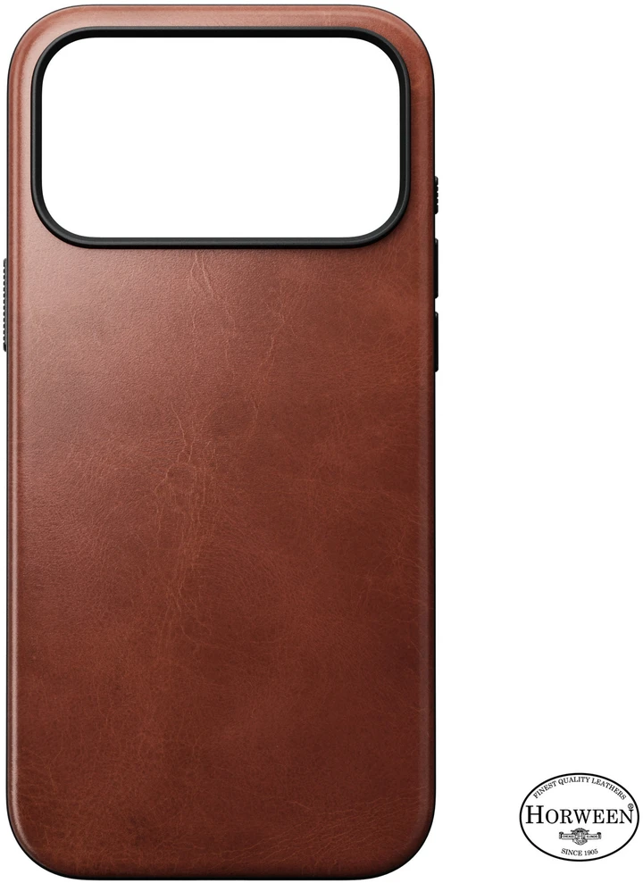 Nomad modernus odinis dėklas, olde dublin (Horween) - iPhone 18 Pro Max/17 Pro Max
