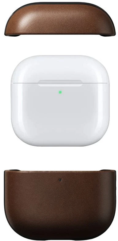 Nomad Modernus odinis dėklas, rudas - Airpods 4