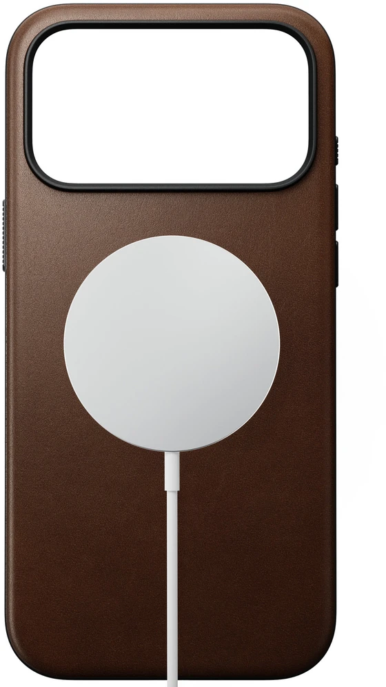 Nomad Modernus odinis dėklas, rudas - iPhone 18 Pro Max/17 Pro Max
