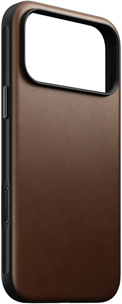 Nomad Modernus odinis dėklas, rudas - iPhone 18 Pro Max/17 Pro Max
