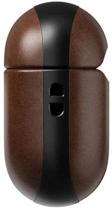 Nomad Modern Leather dėklas, rustic rudos spalvos (Horween) – AirPods Pro 3