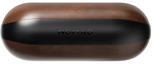 Nomad Modern Leather dėklas, rustic rudos spalvos (Horween) – AirPods Pro 3