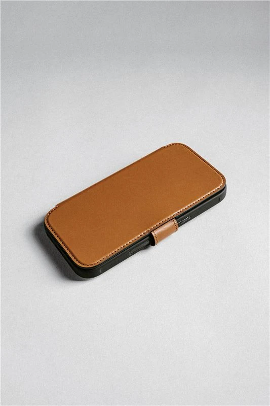 Nomad Modern Leather dėklas, ruda – iPhone 17 Pro Max