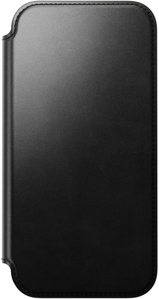 Nomad Modernus odinis folio tipo dėklas, juodas (Horween) - iPhone 18 Pro Max/17 Pro Max
