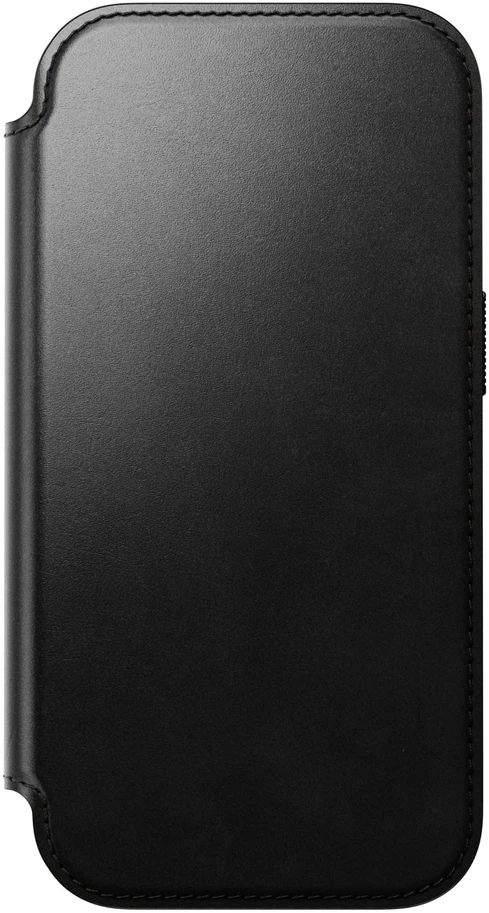 Nomad Modernus odinis folio tipo dėklas, juodas (Horween) - iPhone 18 Pro/17 Pro