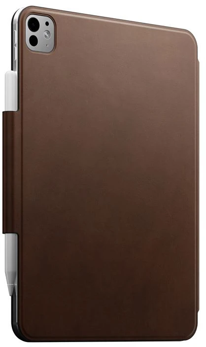 Nomad odinis dėklas, rudos spalvos Nomad leather – iPad Pro 11″ M4, M5