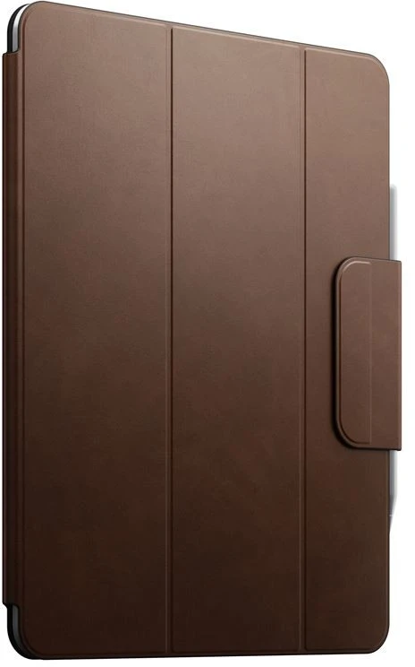 Nomad odinis folio dėklas, rudos spalvos Nomad oda - iPad Pro 13" M4, M5