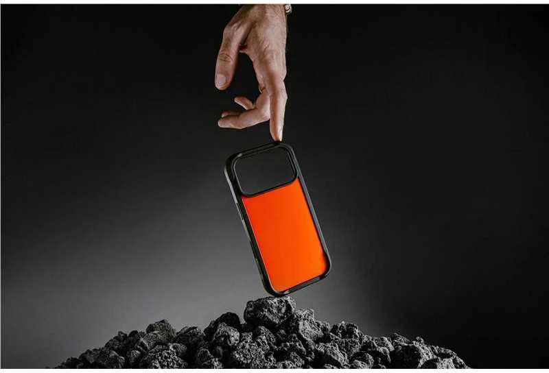 Dėklas Nomad Rugged Case, ultra oranžinis - iPhone 17 Pro