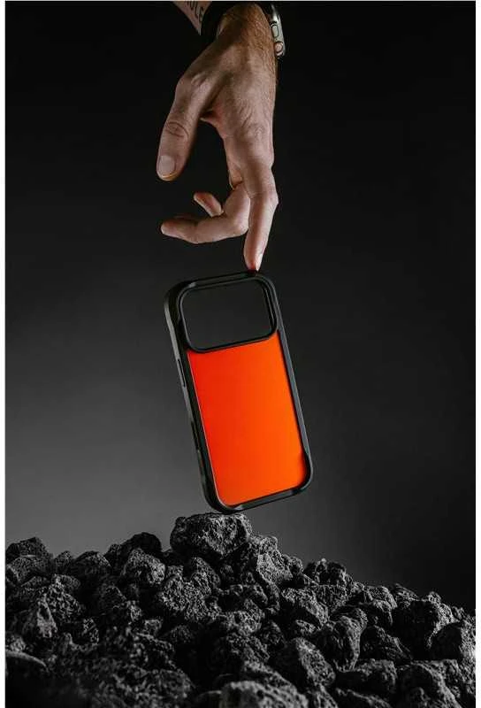 Dėklas Nomad Rugged Case, ultra oranžinis - iPhone 17 Pro