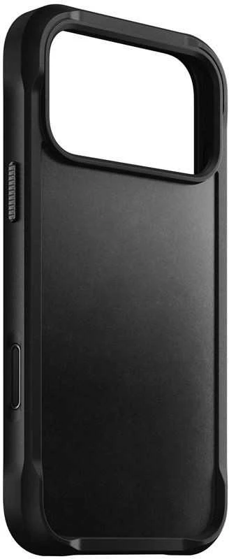 Nomad Rugged Odinis dėklas, juodas (Horween) - iPhone 17 Pro Max