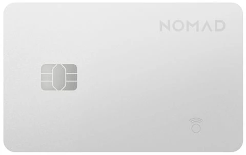 Nomad Tracking Card Pro – „Find My“, baltos spalvos