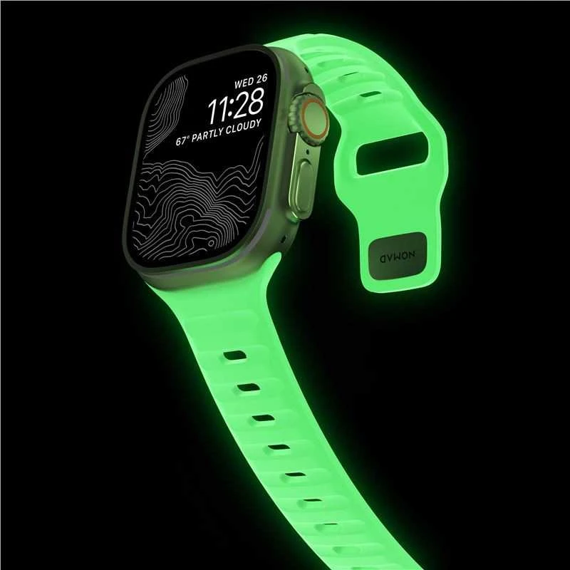 Apyrankė Nomad Sport Strap, Glow 2.0 - AW 49mm/46mm/45mm/44mm/42mm