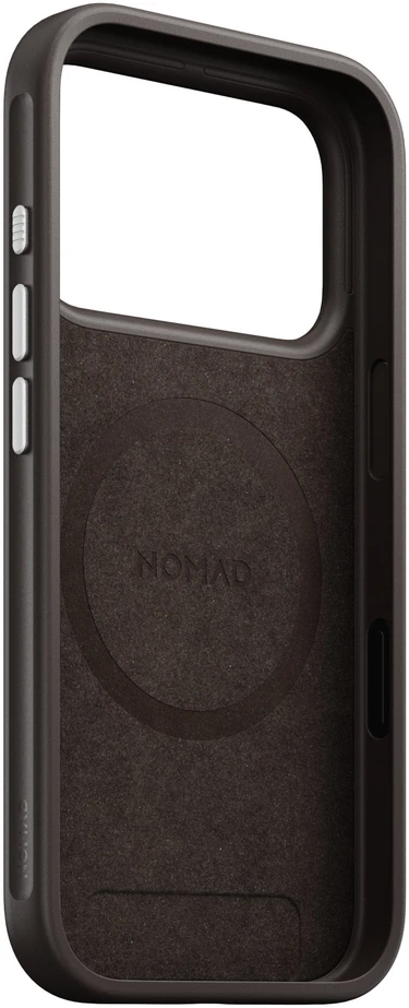 Nomad Sportinis dėklas, plukdytos medienos spalva - iPhone 18 Pro/17 Pro