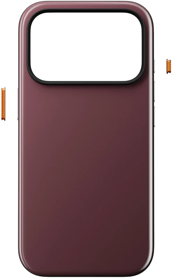 Nomad Sportinis dėklas, raudonmedžio - iPhone 18 Pro/17 Pro