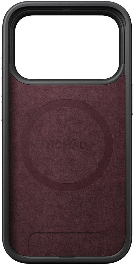 Nomad Sportinis dėklas, raudonmedžio - iPhone 18 Pro/17 Pro