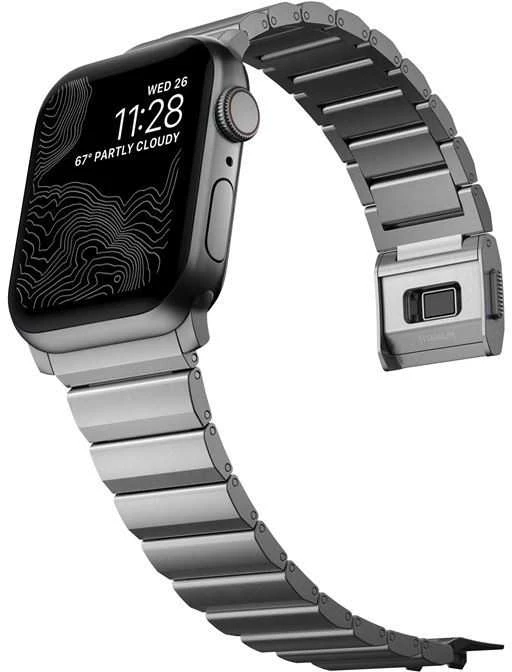 Nomad Titano apyrankė, natūrali - Apple Watch 49mm/46mm/45mm/44mm/42mm