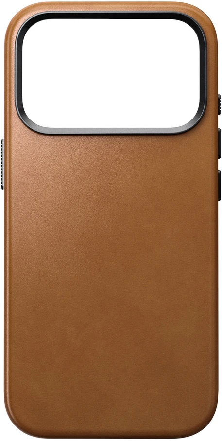 Burga Nomad Traditional odinis dėklas, šviesiai ruda – iPhone 18 Pro/17 Pro