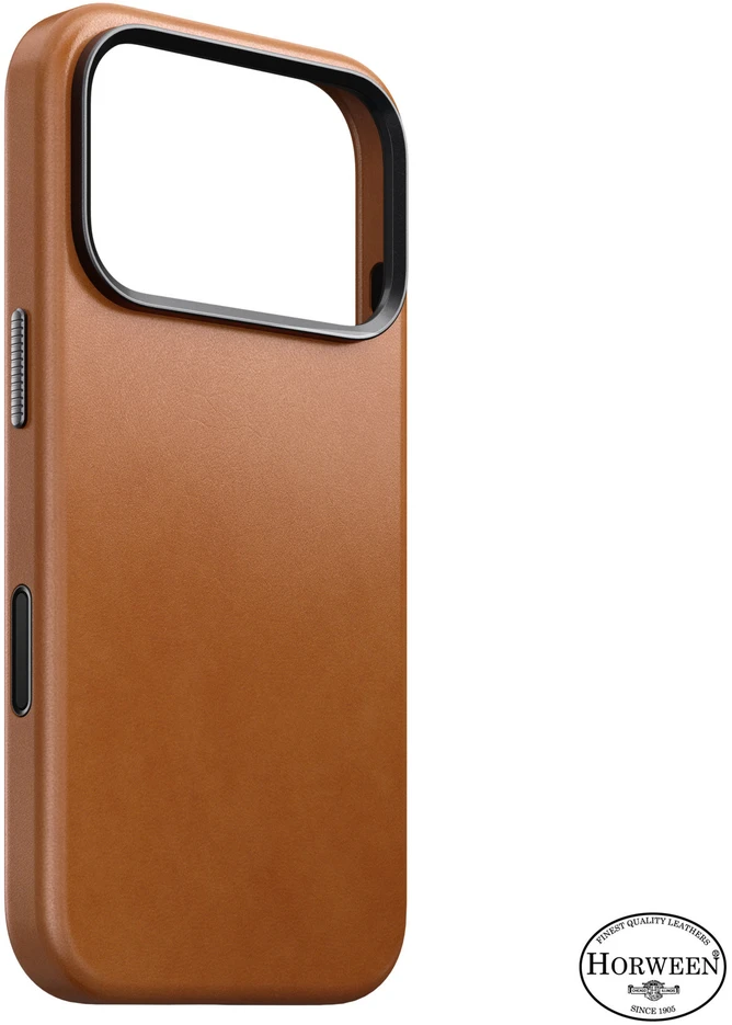 Burga Nomad Traditional odinis dėklas, saddle (Horween) – iPhone 18 Pro/17 Pro