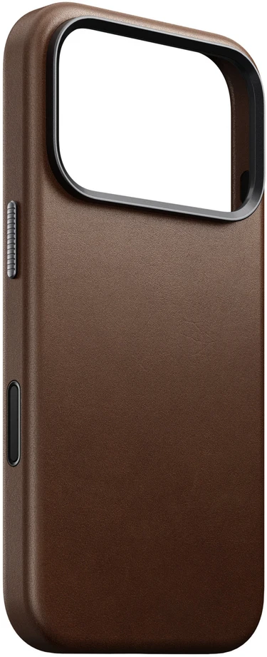 Burga Nomad Traditional odinis dėklas, rudas – iPhone 18 Pro/17 Pro