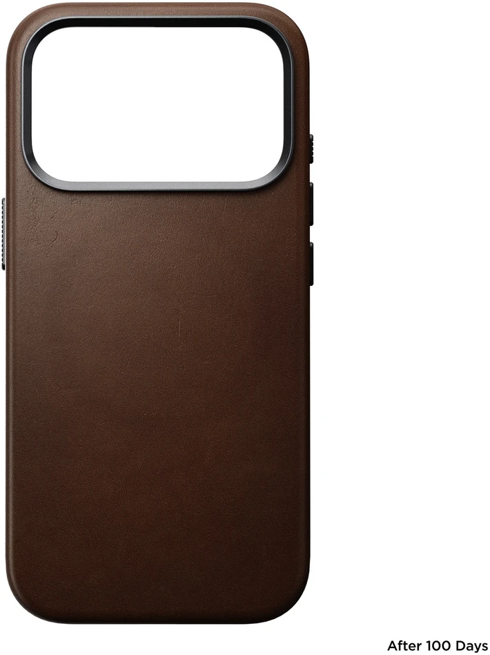 Burga Nomad Traditional odinis dėklas, rudas – iPhone 18 Pro/17 Pro