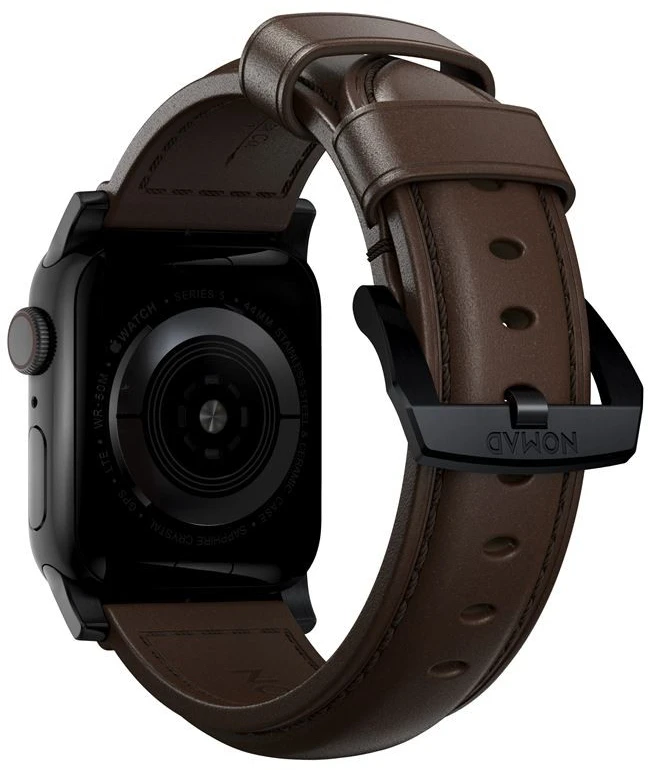 Nomad Išmaniojo laikrodžio Apple odinis dirželis, Rudos spalvos, 42/44mm