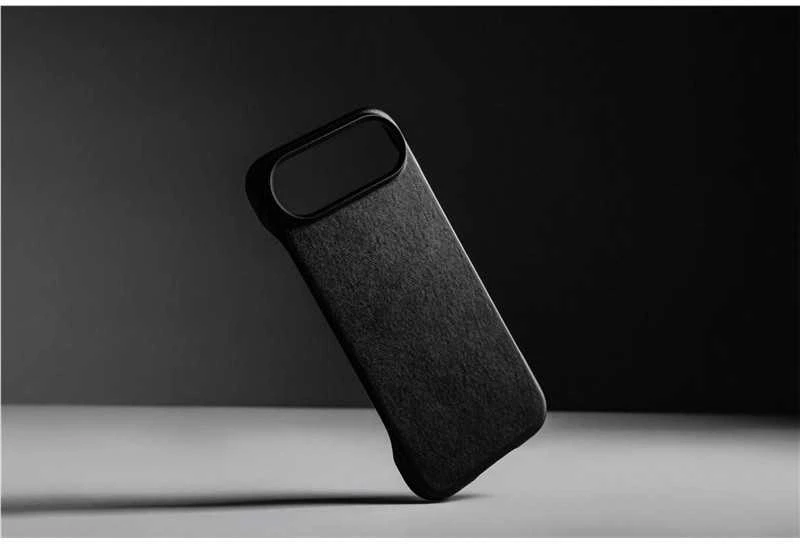 Nomad Tradicinis odinis dėklas, juodas („Horween“) – „iPhone Air“