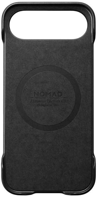 Nomad Tradicinis odinis dėklas, juodas („Horween“) – „iPhone Air“