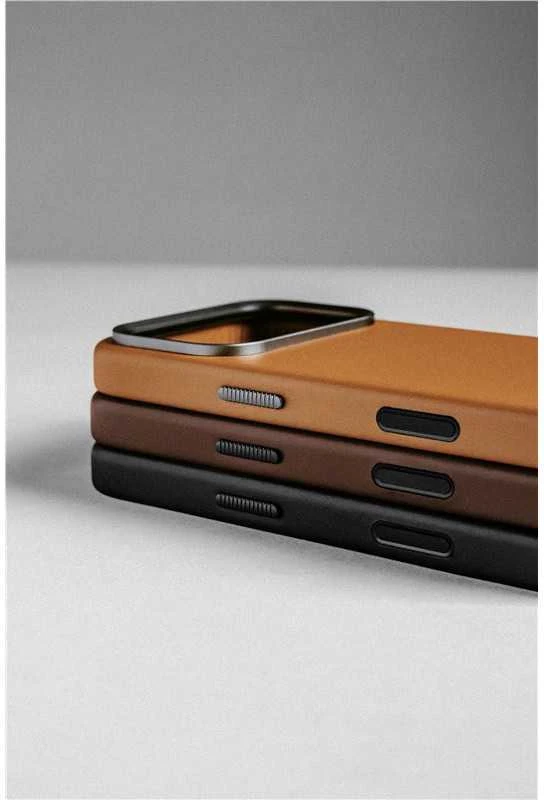 Nomad Traditional Odinis dėklas, rustic ruda (Horween) - iPhone 17 Pro Max