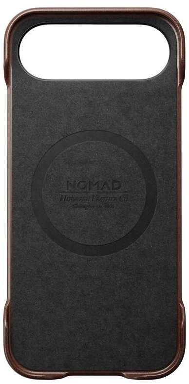 Nomad Tradicinis odinis dėklas, kaimiškos rudos spalvos („Horween“) – „iPhone Air“