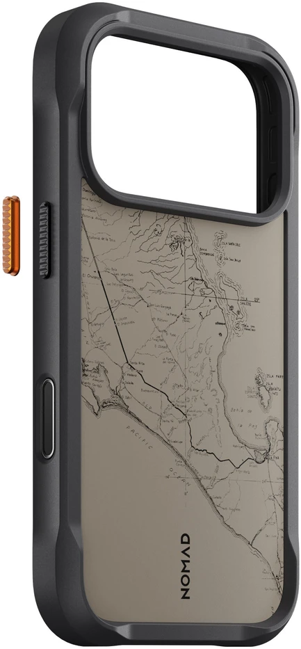 Nomad Rugged dėklas, balandra – iPhone 18 Pro/17 Pro