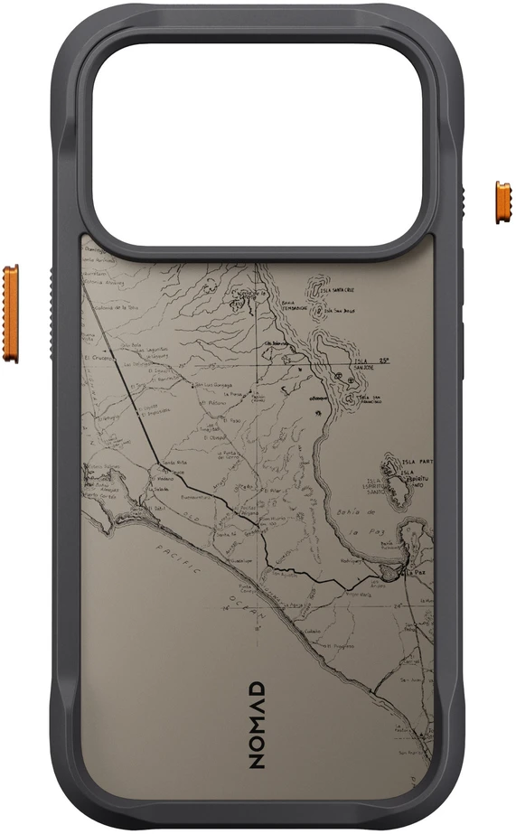 Nomad Rugged dėklas, balandra – iPhone 18 Pro/17 Pro