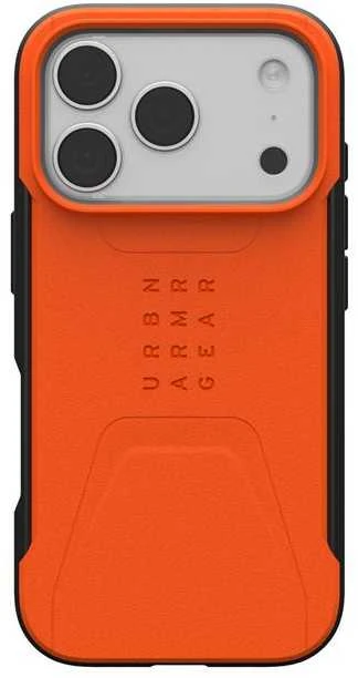 Dėklas Urban Armor Gear UAG Civilian Magsafe, Oranžinis - iPhone 17 Pro Max