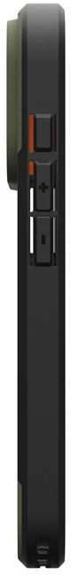 Urban Armor Gear Dėklas UAG Civilian Magsafe,Olive/Oranžinis - iPhone 17 Pro