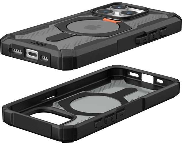 Urban Armor Gear UAG Plasma XTE stovo dėklas su MagSafe, skirtas iPhone 15 Pro – oranžinis