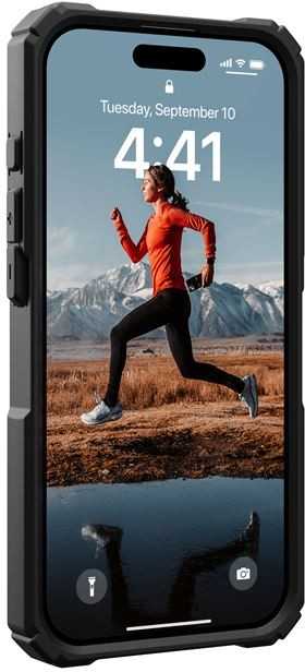 Urban Armor Gear UAG Plasma XTE stovo dėklas su MagSafe, skirtas iPhone 15 Pro – oranžinis