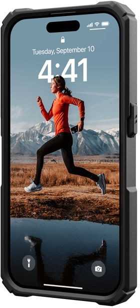 Urban Armor Gear UAG Plasma XTE stovo dėklas su MagSafe, skirtas iPhone 15 Pro – oranžinis