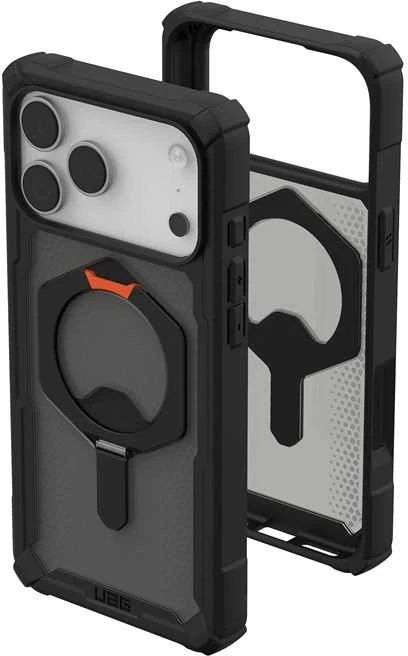 Dėklas Urban Armor Gear UAG Plasma XTE Magsafe,Juodas/Pop Oranžinis - iPhone 17 Pro Max