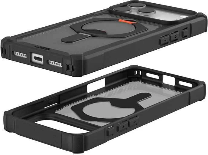 Dėklas Urban Armor Gear UAG Plasma XTE Magsafe,Juodas/Pop Oranžinis - iPhone 17 Pro Max