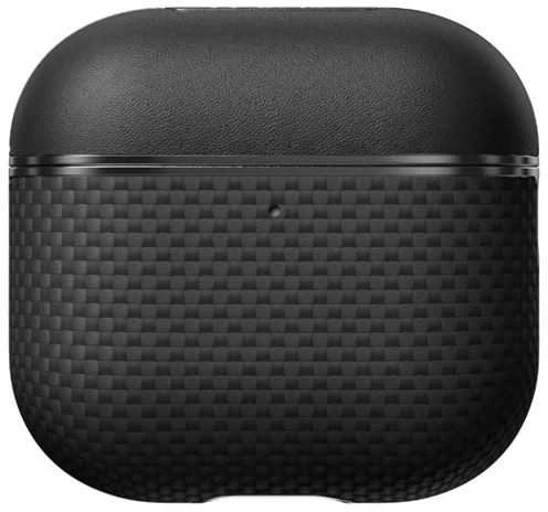 Pitaka Aramid Fiber Magnetic Case, juodas/pilka - AirPods 4