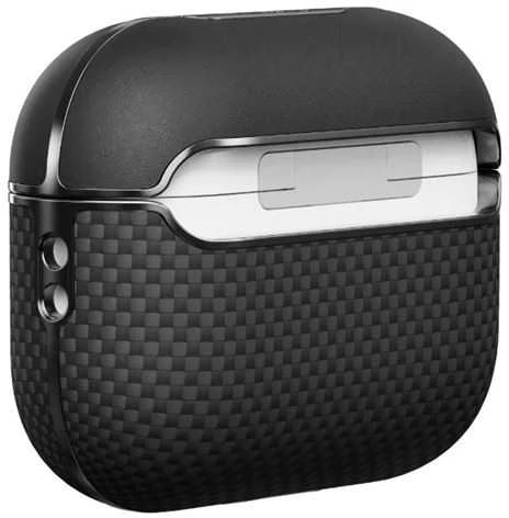 Pitaka Aramid Fiber Magnetic Case, juodas/pilka - AirPods Pro2