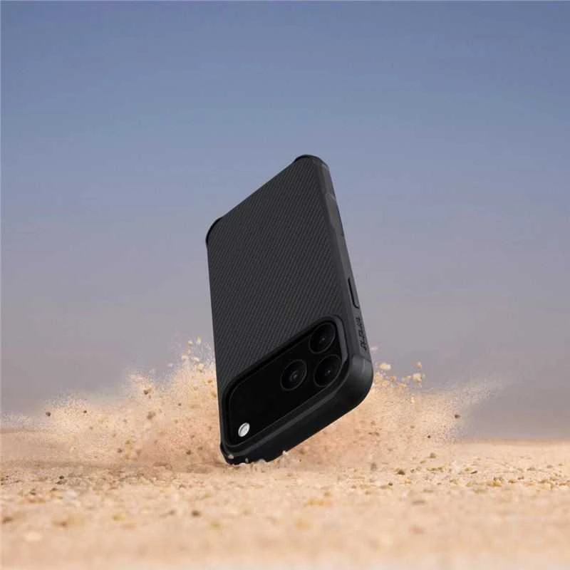 Dėklas Pitaka Aramid ProGuard Case, Juodas/Pilkas - iPhone 17 Pro