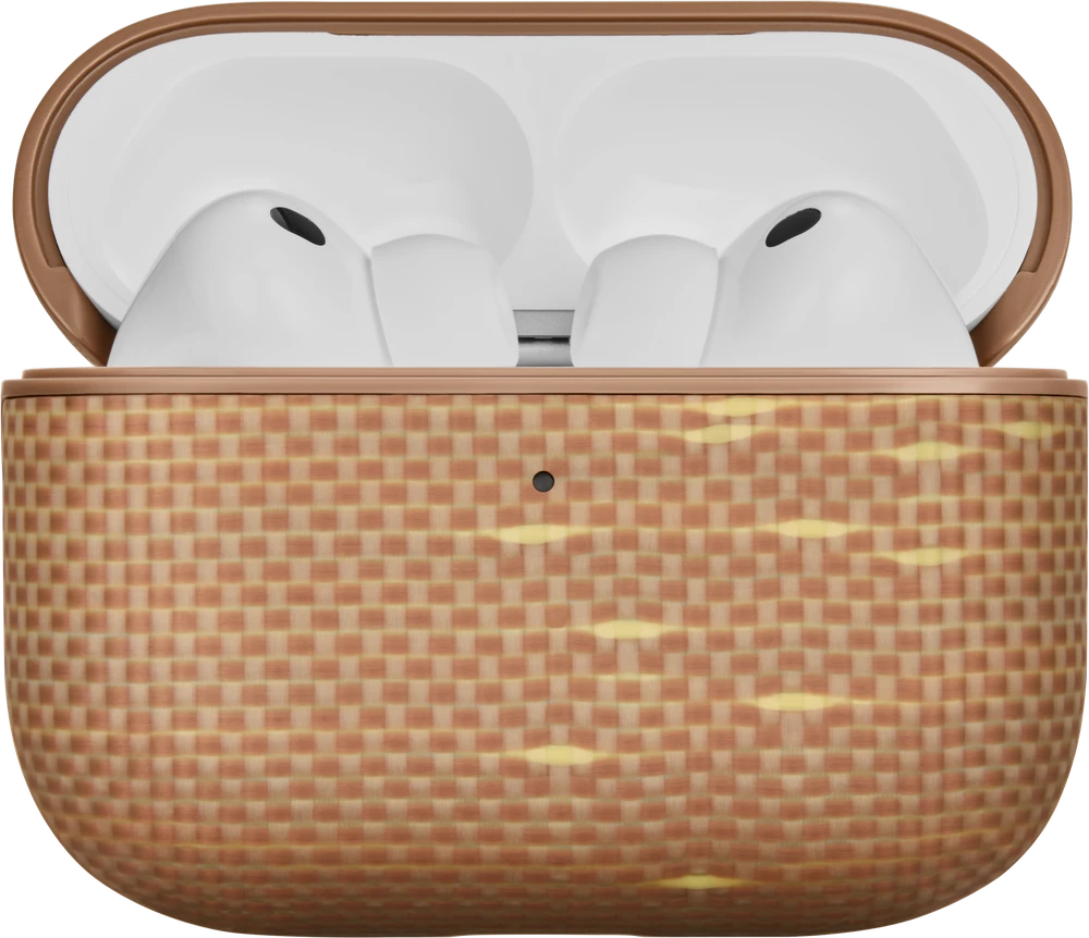 Pitaka Aramid Fiber Magnetic dėklas, Golden Glint – AirPods Pro 3