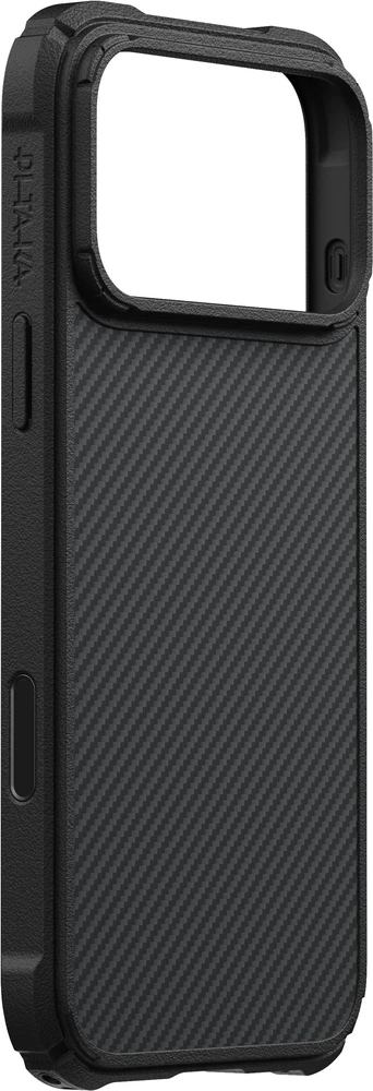 Dėklas PITAKA Cairn Case, skirtas iPhone 18 Pro Max / 17 Pro Max, juodas pilkas