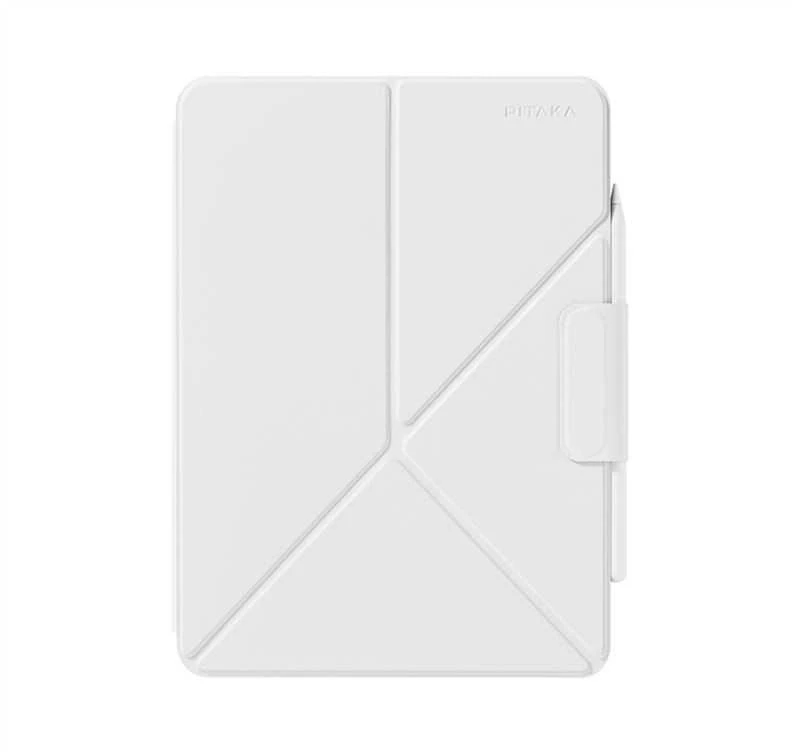 Pitaka Folio 2 case, baltas - iPad Air 13" 2024, iPad Pro 12,9" 2018/2022